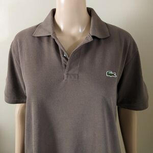 Lacoste brown polo tshirt, size 5